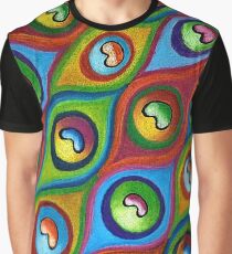 Peacock Eye Design Graphic T-Shirt