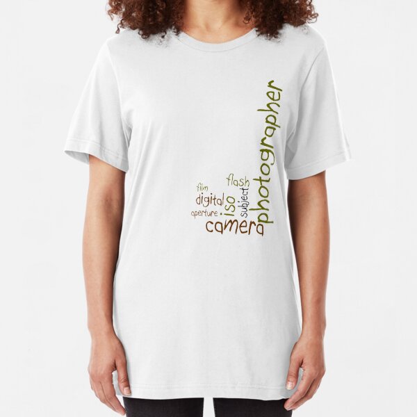 Photographer Slim Fit T-Shirt
