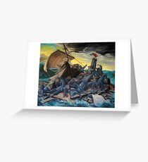 Raft of the Marsupial Greeting Card