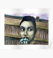 Waiting in the Backyard Poster