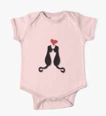 Cats in love Tee One Piece - Short Sleeve