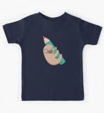 Sloths and pencils Kids Tee