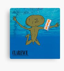 Clarence Nevermind Nirvana (PARODY) Canvas Print