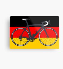 Bike Flag Germany (Big - Highlight) Metal Print