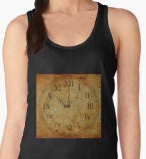 Steam Punk Clock With Hands Women's Tank Top