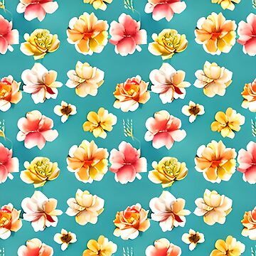 Artwork thumbnail, Flower Pattern "Alexandra" by patternsforp