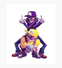 Wario and Waluigi Photographic Print