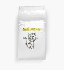 David Meowie Duvet Cover