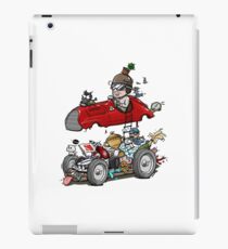 Italian Culture Racing Antique Car Cartoon iPad Case/Skin
