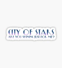 City of Stars Sticker