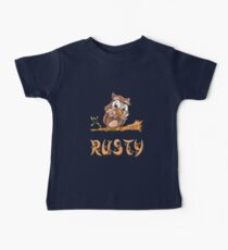 Rusty Owl Baby Tee