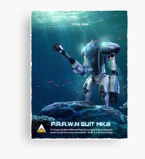 P.R.A.W.N SUIT (Sea) Canvas Print
