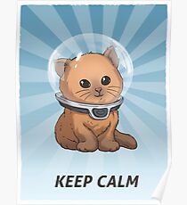 Keep Calm Kitty Poster