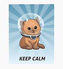 Keep Calm Kitty Photographic Print