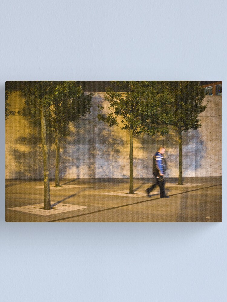 Alternate view of Biker in an urban jungle Canvas Print