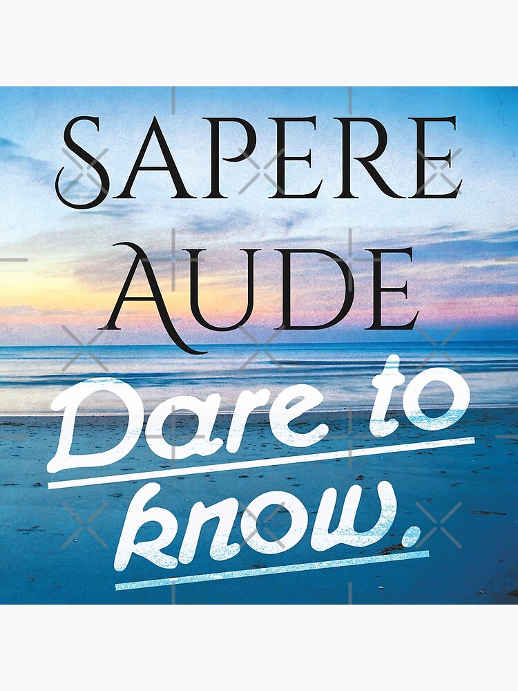 Sapere aude секрет небес перевод