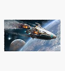 Aurora Crashing Photographic Print