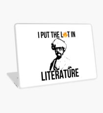 I Put The Lit In Literature Mark Twain Laptop Skin