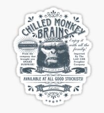 Chilled Monkey Brains Sticker