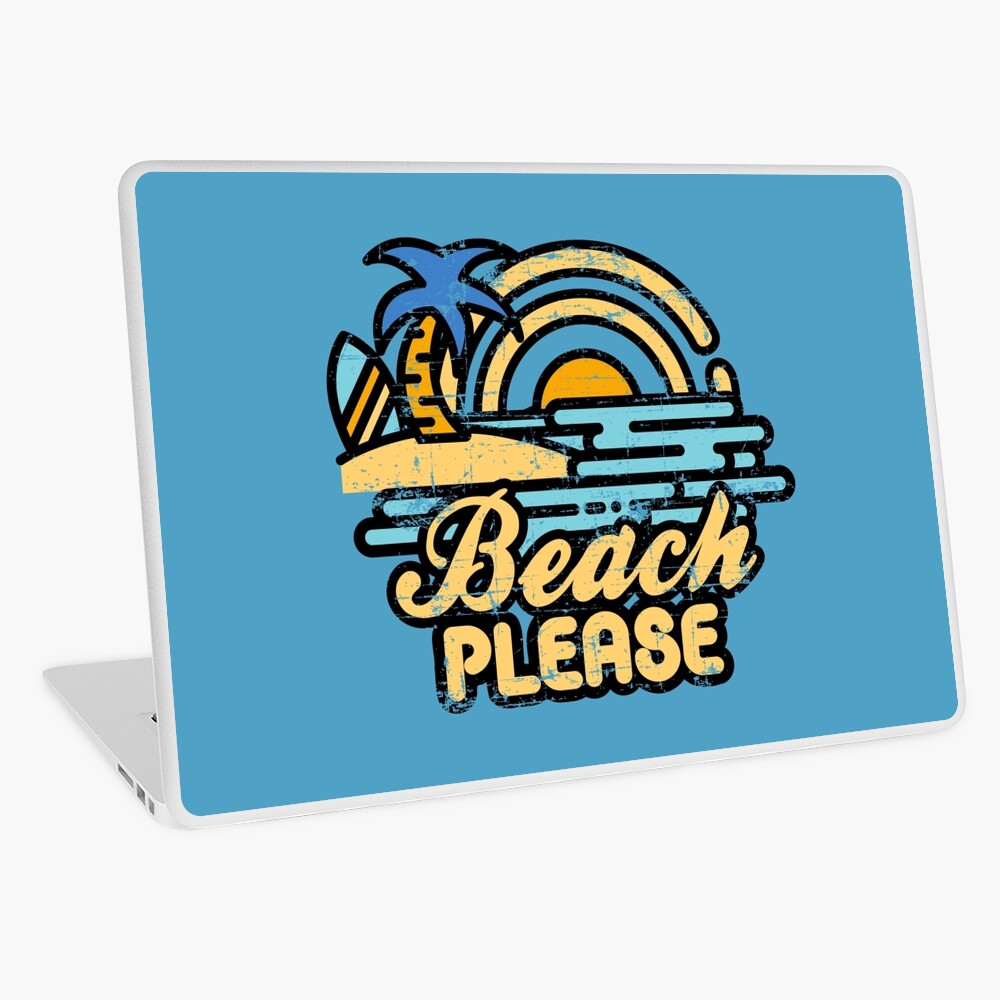 Beach Please Laptop Skin