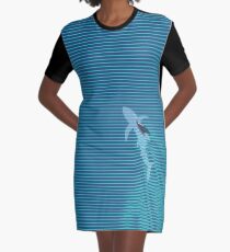 Shark Graphic T-Shirt Dress