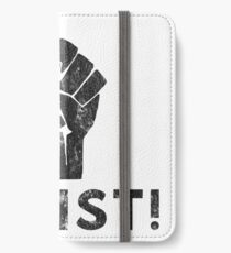 Resist Fist with Exclamation Point iPhone Wallet/Case/Skin