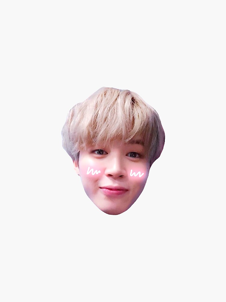 "BTS Jimin" Stickers by jellycactus | Redbubble