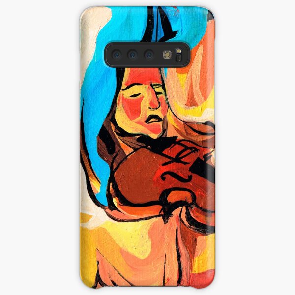 Violin Player Painting Samsung Galaxy Snap Case