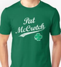 St. Patrick's Day Pat McCrotch Funny Irish Name Unisex T-Shirt