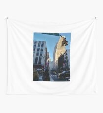 Street, City, Buildings, Photo, Day, Trees, New York, Manhattan Wall Tapestry