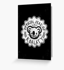 Tarjeta de felicitación Koalaty