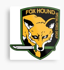 Foxhound Logo Metal Print