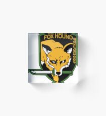 Foxhound Logo Acrylic Block