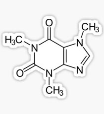 Caffeine Sticker