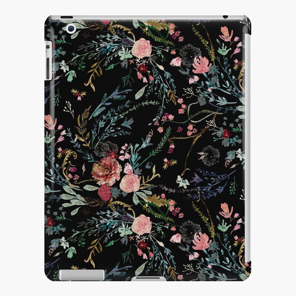 Midnight Floral iPad Case & Skin