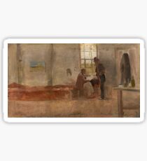 Impressionists' Camp by Charles Conder Sticker