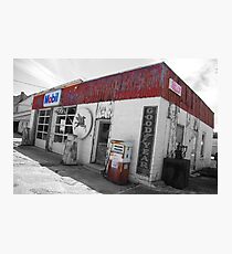 Old Route 66 Garage Photographic Print