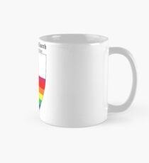 Episcopal Church Schild mit Regenbogen Stolz Tasse (Standard)