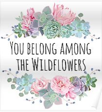 Tom Petty Wildblumen Poster