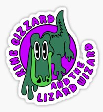 Gizz Gator Purple Sticker