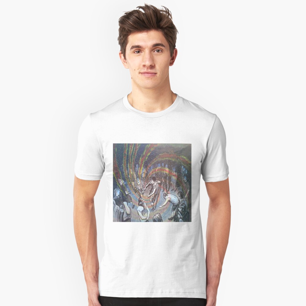 circle pit graivational wave Slim Fit T-Shirt
