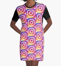 Instagram (Logo) T-Shirt Kleid