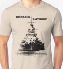 Bismarck Battleship Slim Fit T-Shirt