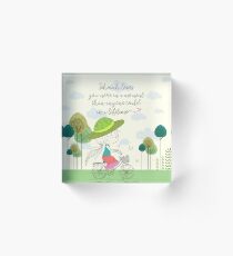 Jehovah Loves You Acrylic Block
