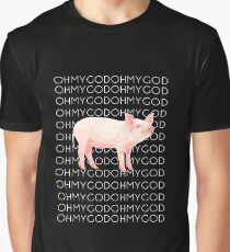 Oh My God Pig Graphic T-Shirt