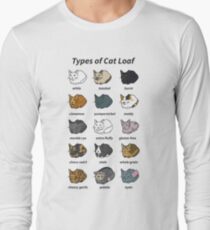 The Types of Cat Loaf Long Sleeve T-Shirt