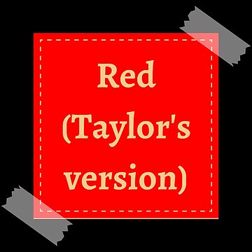 Taylor swift water bottle Red Sticker for Sale by broadwaygirl142