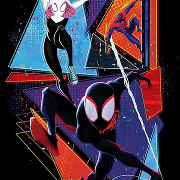Miles Morales Gwen Stacy Miguel Ohara Spider-Man Across The Spider-Verse  Home Decor Poster-Canvas - Masteez