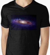Andromeda galaxy V-Neck T-Shirt