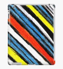 Colored Stripes (original drawing) iPad Case/Skin